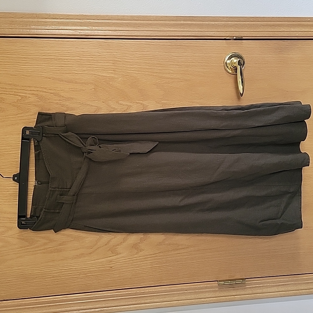 Paper bag waist skirt